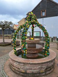 Osterbrunnen auf dem Marktplatz